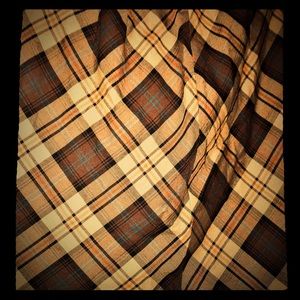 PLAID KNEE LENGTH SKIRT